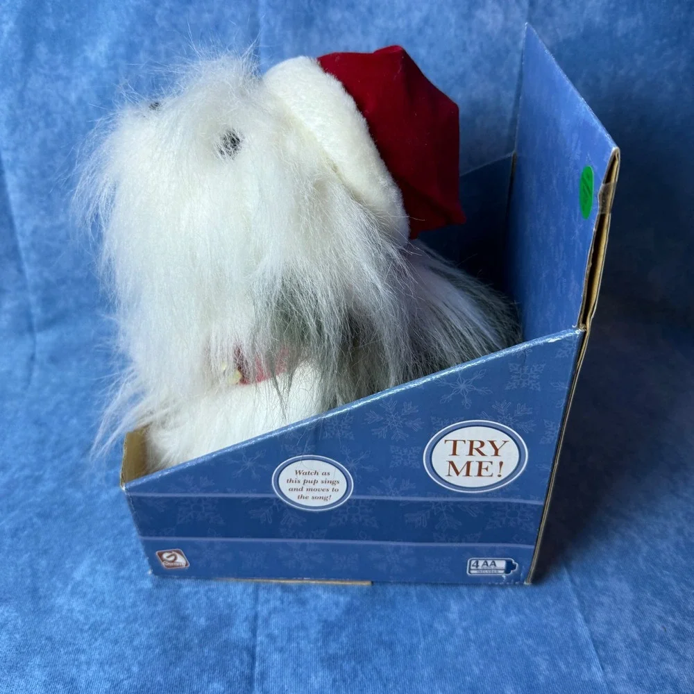 2004 Vintage Gemmy Howliday Pooch Animated Dog Plush Tested Works w/ Box